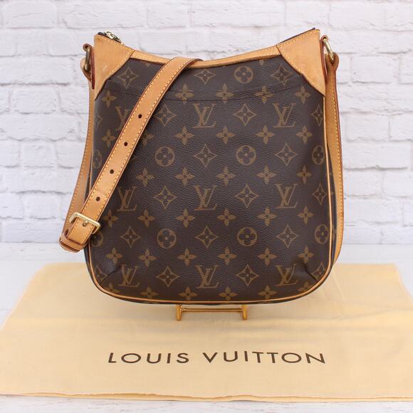 Louis Vuitton Odeon PM Monogram Crossbody Canvas Handbag Messenger Brown A3473 - Picture 1 of 12